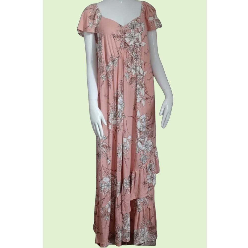 ISABEL MATERNITY MAXI LENGTH DRESS SIZE LARGE NWOT